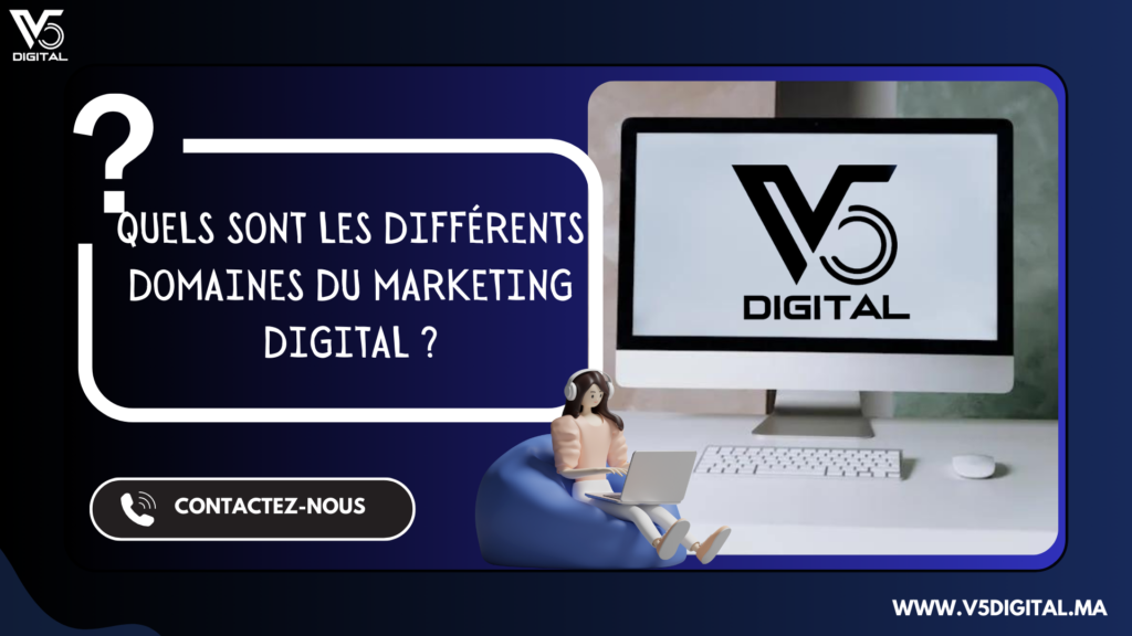 Quels sont les différents domaines du marketing digital ?