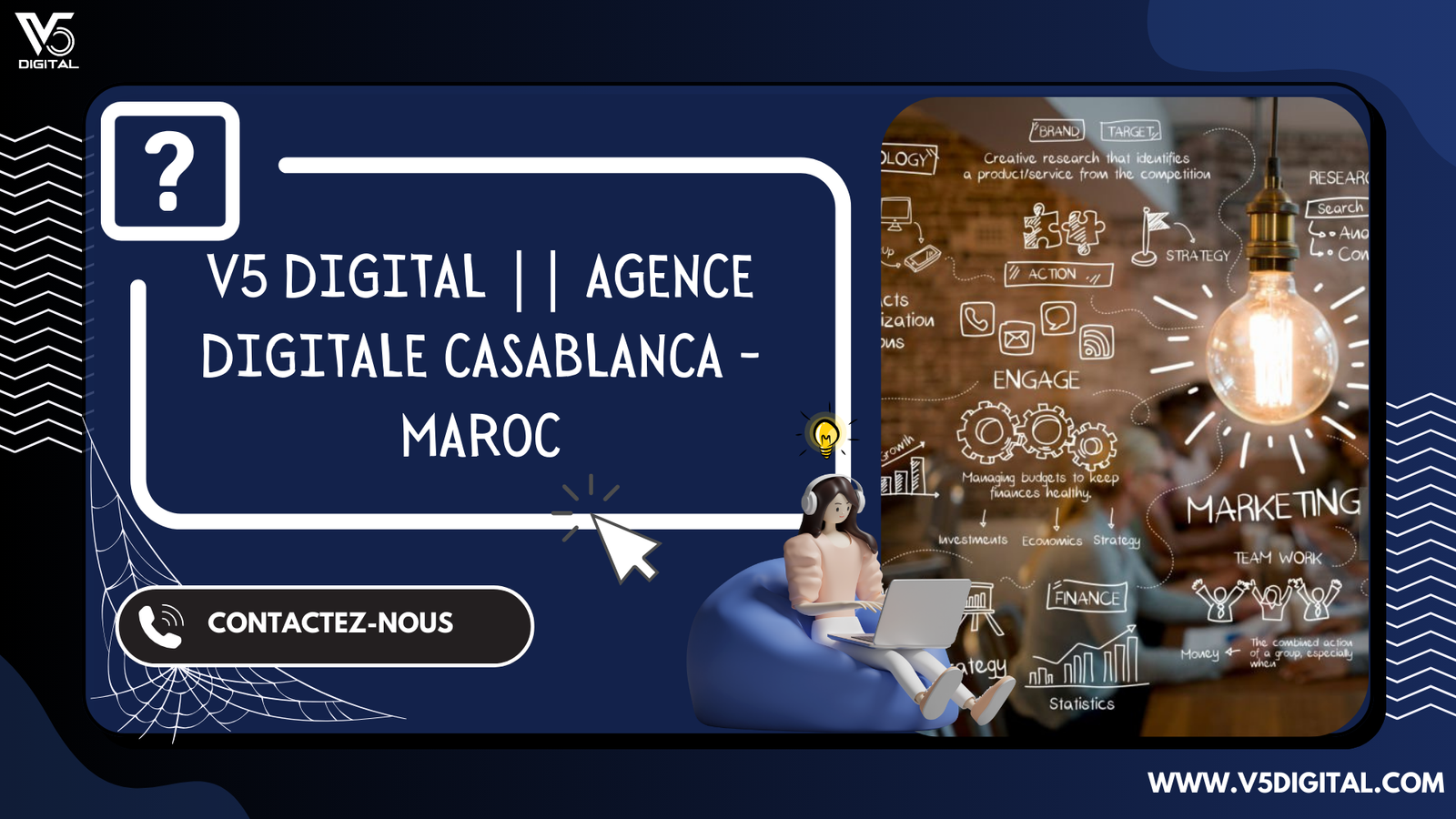 V5 Digital Agence digitale Casablanca - Maroc